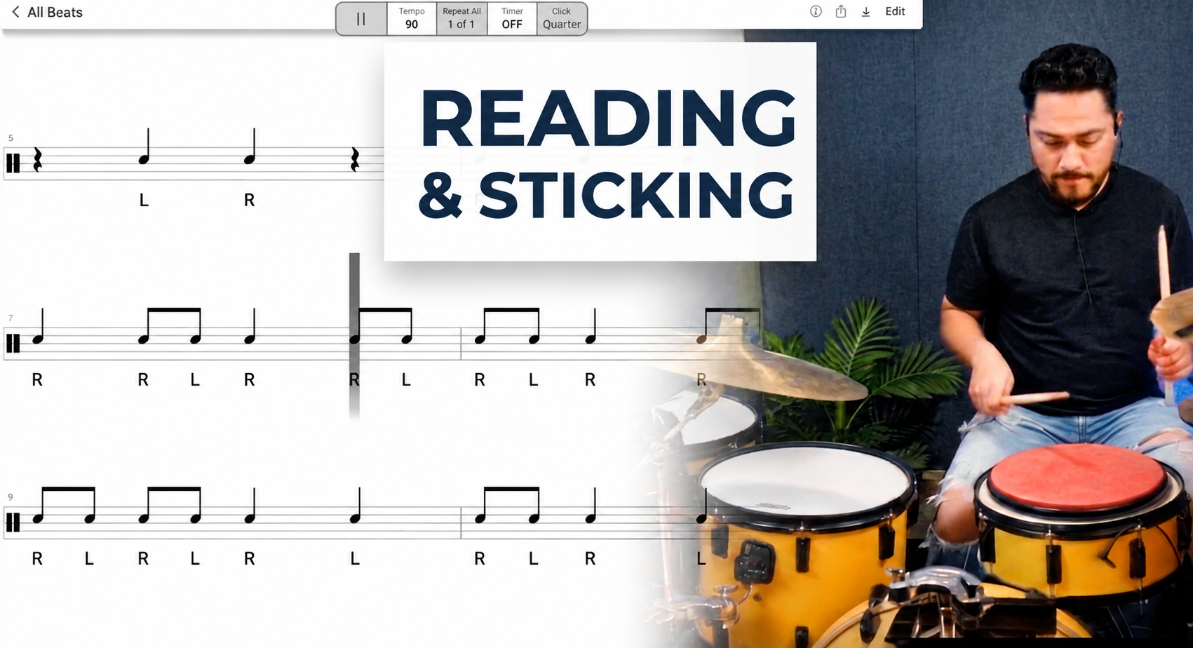 Reading & Sticking Lesson